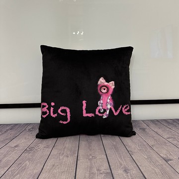 獨眼巨人風格絲絨裝飾沙發枕