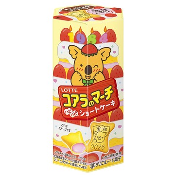 [家速配]樂天小熊餅-草莓奶油蛋糕風味