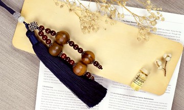 CYPRESS 絕美肖楠瘤花木珠吊飾