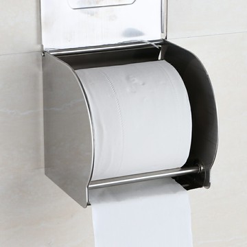 不鏽鋼紙巾盒 防水紙巾盒 紙巾盒 衛生間廁所紙巾盒304不鏽鋼 免打孔廁紙盒防水抽紙盒卷紙筒紙巾架【MJ24986】