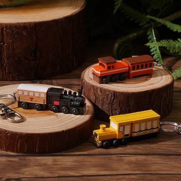 【阿里山小火車/百年國寶蒸汽火車/蹦蹦車】造型鎖圈 來趣