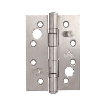 德國海福樂 Hafele 304不鏽鋼蝴蝶防盜鉸鍊102x76mm 2入附螺絲