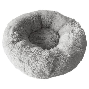 毛皇上 寵物甜甜圈窩  淺灰色  1個  S