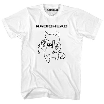 美式復古搖滾Radiohead電臺司令樂隊短袖純棉T恤