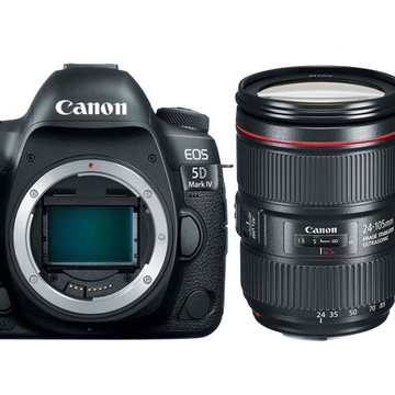 【Canon 佳能】 EOS 5D Mark IV / 5DM4 / 5D4+EF 24-105mm f4 II*(中文平輸)