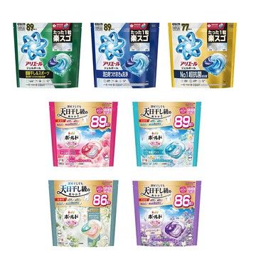 【蝦皮直營】日本 寶僑 P&G 4D 洗衣球 Ariel/Bold 洗衣凝膠球 補充包 77-89顆