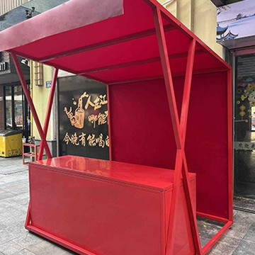 【免運/可開票】擺攤推車 商業街網紅擺攤架拆卸鐵藝商品展示架夜市戶外小吃促銷小推車集市