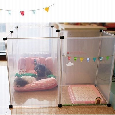 ペット 用 フェンス12枚セットドア付 透明 犬 猫うさぎ バリアゲート サークル 軽い パネルサイズ 75 45cm クリア 通販 Lineポイント最大get Lineショッピング