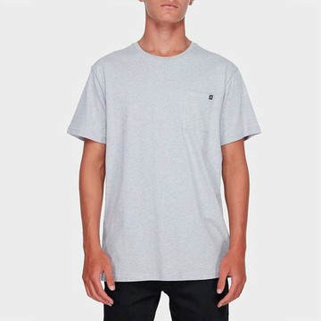 【BILLABONG】PREMIUM POCKET 短袖T恤 灰-9562046GYM