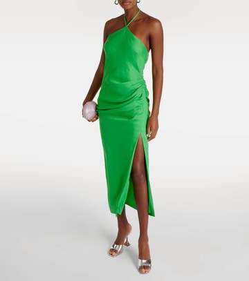 Simkhai Hansel halterneck linen midi dress