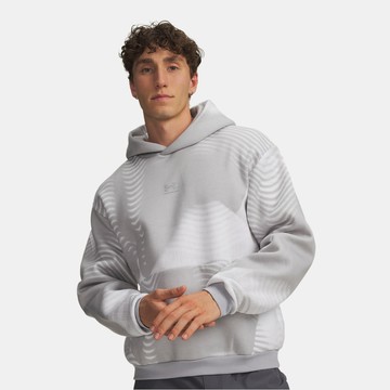 UA 男 Icon Flc Printed 長袖帽T 人氣新品