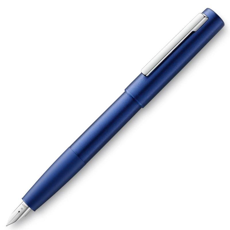 LAMY ラミー 万年筆 EF 極細字 アイオン ブルー L77BL-EF 両用式 限定 正規輸入品