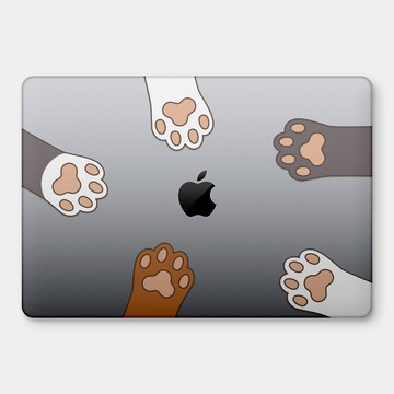 PIXOSTYLE 貓腳腳 MacBook Air / Pro 防刮保護殼 PU037