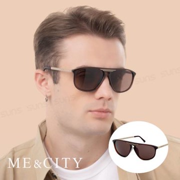 ME&CITY 時尚韓版飛行員太陽眼鏡 品牌墨鏡 抗UV400 ME 1100 J03