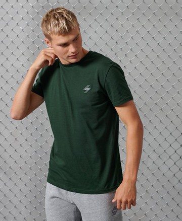 Superdry Men's Sportstyle T-Shirt Green Size: L