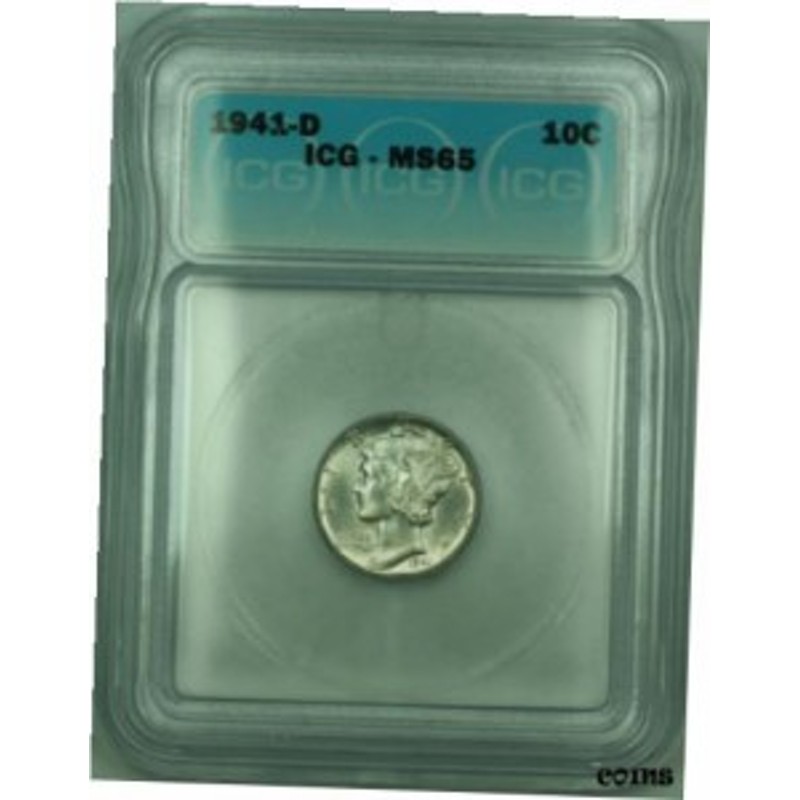 品質保証書付】 アンティークコイン NGC PCGS 1941-D Mercury Silver