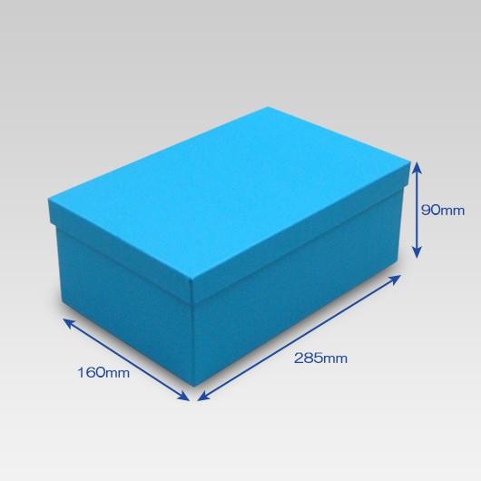 カラー貼り箱 靴箱 小 共通 ブルー セット