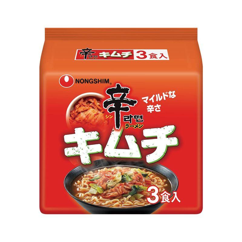 農心ジャパン 辛ラーメン キムチ 袋 (120g×3P)×12袋