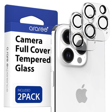 Araree Apple iPhone 15 Pro 鏡頭保護貼(2片裝)(透明)