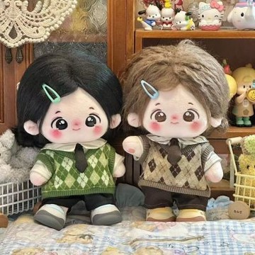 台灣出貨 20公分娃衣 棉花娃娃衣服 可愛娃衣 學院風娃衣 公仔 無屬性娃衣 娃娃替換裝 娃娃裝 娃娃配件 娃衣