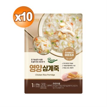 【韓味不二】OURHOME雞粥 270G*10包/箱