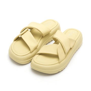 D+AF 扭扭捏捏粉彩啵啵Q軟拖鞋