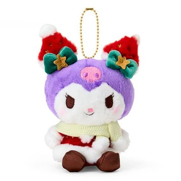 小禮堂 Sanrio 三麗鷗 酷洛米 絨毛玩偶吊飾 (2025聖誕節派對)