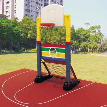 免運/開票 幼兒園可升降室外籃球架足球門組合兒童家用戶外加固小型投籃玩具L080快速出貨