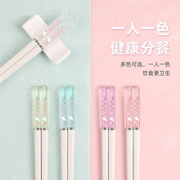 高端合金筷子抗菌家用一人一筷專人專用高檔耐高溫不發霉家庭分餐