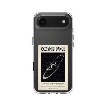 iPhone Air Clear Case（相機按鈕） 透明 - Valentine's Day Collection - 雙星系統：星際共舞