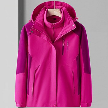 現貨+預購 衝鋒衣連帽夾克-拼色兩件套抗寒三合一男女外套10款74bf20【獨家進口】【米蘭精品】