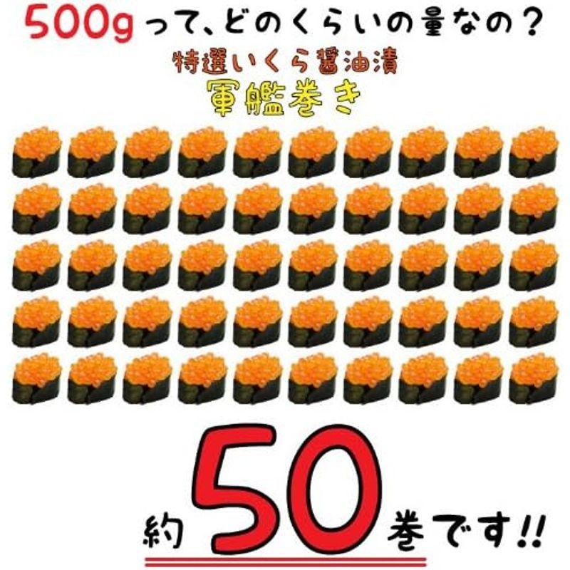 いくら醤油漬 マスコ 500ｇ （同梱しない）