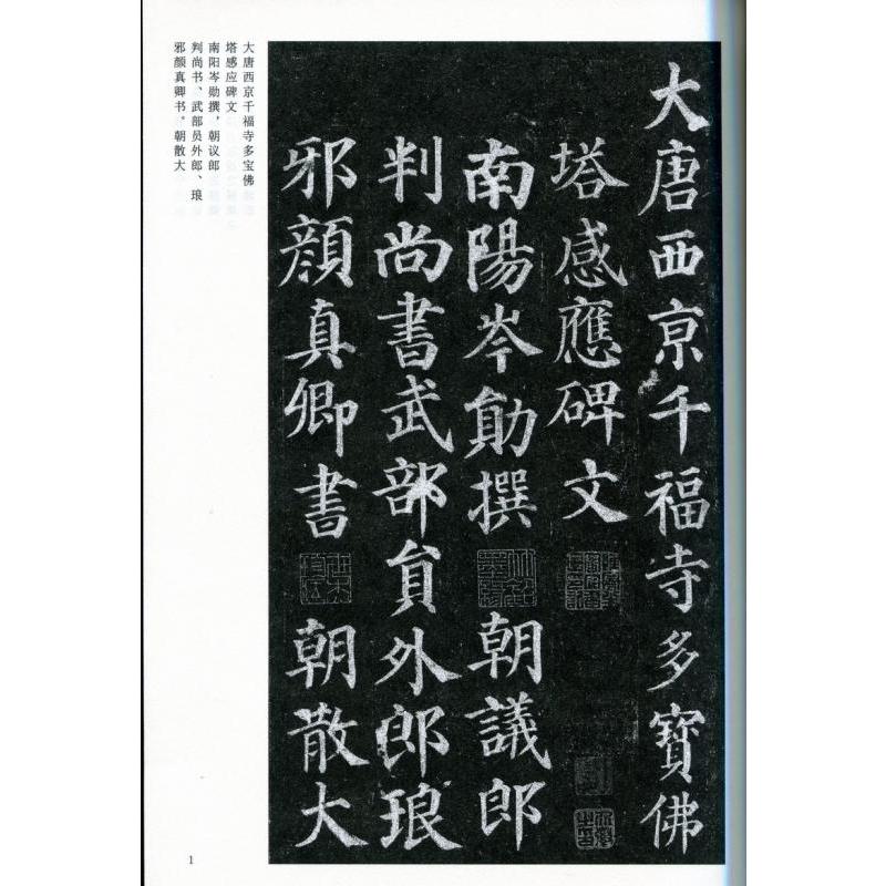 顔真卿多宝塔碑　中国古代法書選　中国語書道 #39068;真卿多宝塔碑　中国古代法#20070;#36873;