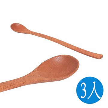 烹達人原木牛奶匙/茶匙/攪拌匙-加長(2入)