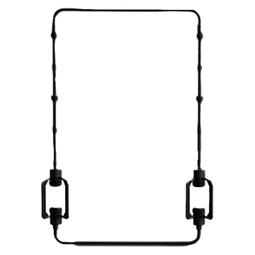 D.U.C TTA 系統架 含桌面夾鉗 不鏽鋼材質  黑  1個