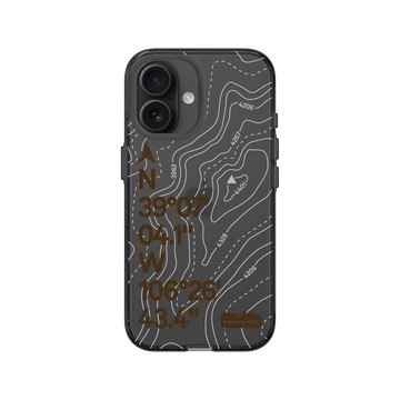 iPhone 16 Clear (相機按鈕) 酷墨灰 - Nature Explorers 自然探索指南 - 阿爾伯特峰