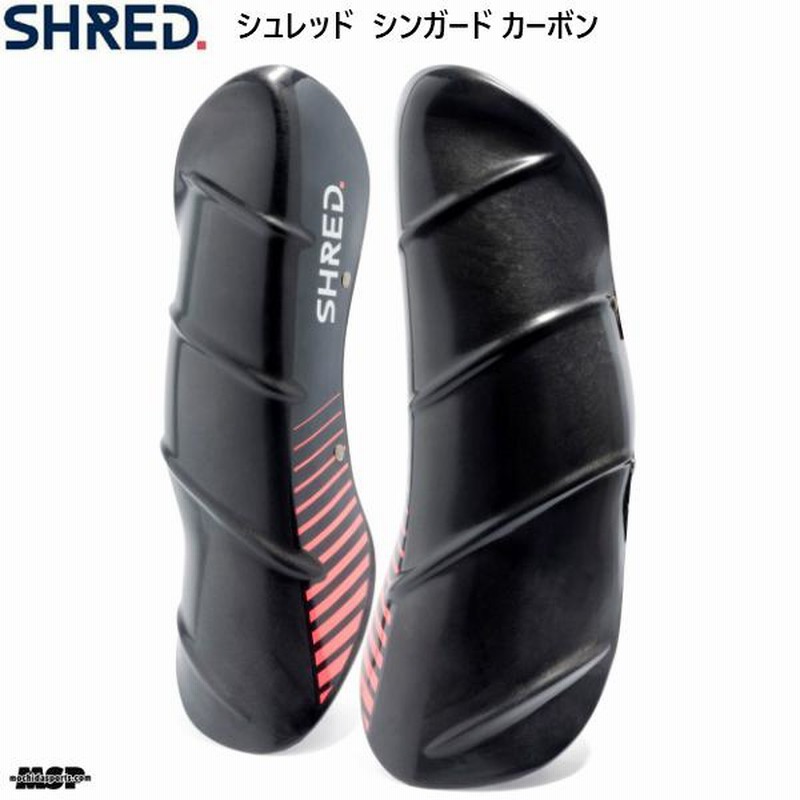 シュレッド カーボン シンガード Mサイズ チャコール SHRED SHINGUARDS 