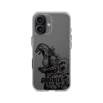 iPhone 17 Clear Case（相機按鈕） 透明 - 哥吉拉 Godzilla - 哥吉拉素描