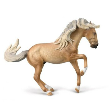 《 COLLECTA 》 動物模型 盧西塔諾母馬-烏黑帕洛米諾色