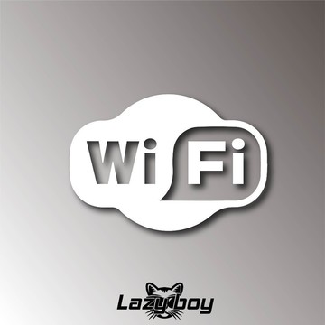 車內WIFI 車貼 貼紙 防水貼紙 行李箱貼紙 安全帽貼紙 筆電貼紙 反光貼紙 汽車貼紙 機車貼紙
