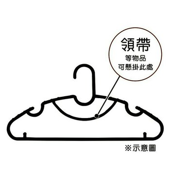 Keyway聯府  劍橋全功能衣架(10入) / 曬衣架 晾衣架 毛巾架細肩帶衣架 內衣架  F360【139百貨】