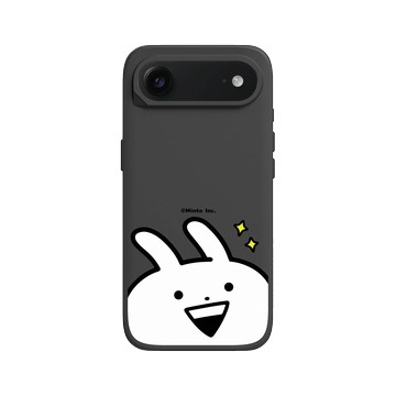 iPhone Air SolidX 黑 - Usagyuuun 小突兔 - 炙熱的眼神