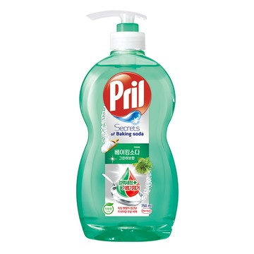 [家速配]Pril淨麗小蘇打高效洗碗精-草本-750ml