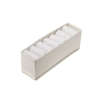 【日本霜山】布質衣櫃抽屜用衣物分類收納盒(9cm面寬)-3入-多款可選-無分隔