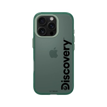 iPhone 16 Pro Clear 憂墨綠 - Discovery - 經典Discovery Logo
