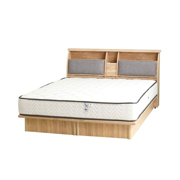 【本木】蜜絲 房間三件組-雙人5尺 床頭+內縮床底+3M防潑水床墊梧桐