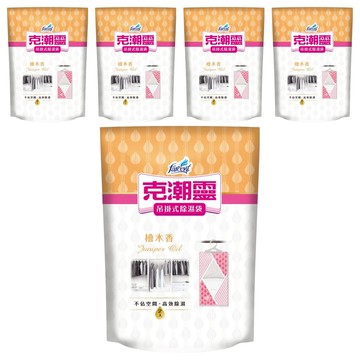 farcent 花仙子 克潮靈 吊掛式除濕袋 檜木香 2個  400g  5包