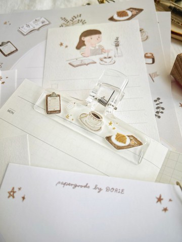 咖啡店的手帳時光 | 夾子