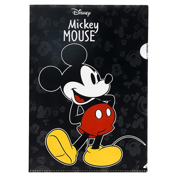 MICKEY MOUSE 米奇 強力L型夾 迪士尼古典米奇  黑色  6個