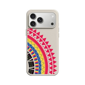 iPhone 17 Pro Max SolidX 貝殼灰 - 花生騷 WasangShow - 虹彩布裙